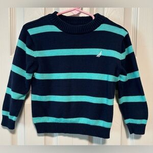 Nautica Boys Striped Crewneck Sweater
